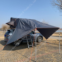 Tente de toit rigide portable pour voiture avec auvent, accessoires de camping en promotion