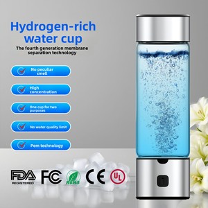 Bouteille Générateur d'<span class=keywords><strong>Eau</strong></span> Hydrogène Portable Électrique SPE <span class=keywords><strong>Alcaline</strong></span> Riche en Hydrogène, Tendance 2026, avec Inhalateur de Gaz et Tasse Intelligente - Product Image 2