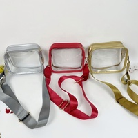 Vente chaude pas cher prix haute qualité sac à main approuvé pour femmes filles Transparent sac à main épaule clair stade sacs
