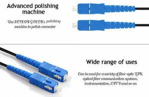 Cordon de raccordement à fibre optique personnalisé One Core SCupc 3.0 SMF OS2 LC câble de raccordement <span class=keywords><strong>jaune</strong></span> pour réseaux 4G et <span class=keywords><strong>3G</strong></span> - Product Image 3