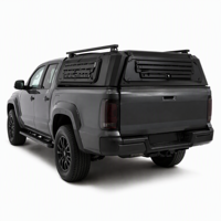Capot rigide en aluminium pour camionnette, coque de camping à profil bas, étanche, scellée, verrouillable, pour pick-up OEM ODM