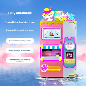 Máquina Expendedora de Hielo en Escamas Red Rabbit, Comercial, con Código QR, Tarjeta de Crédito, Pantalla Táctil, Capacidad de 12L, Hielo Raspado, Cono de Nieve - Product Image 5