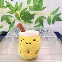 Pendentif en peluche tasse de thé au lait 12 cm, poupée en peluche Boba, porte-clés, cadeau pour enfants, peluches mignonnes en gros