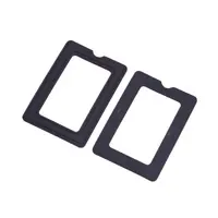 Термостойкая черная резиновая квадратная прокладка из epdm/nbr/силиконового материала на заказ