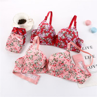 Soutien-gorge floral brodé dos nu à coupe mi-coupe et décolleté plongeant pour femme, lingerie sexy à séchage rapide, vente en gros