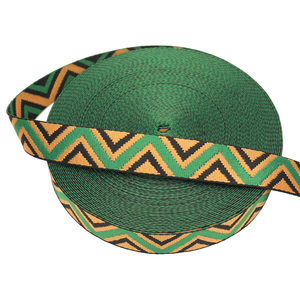 Винтажные аксессуары для сумок с уникальным дизайном, экологичные, с геометрическим узором, волнистые, 100% полиэстер - Product Image 3