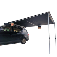 Tente latérale de voiture 4x4 rétractable pour camping en plein air, auvent de toit de voiture, étui en aluminium sur mesure de différentes tailles, vente en gros