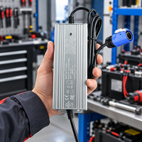 Pengisi Daya Baterai Lithium Ion Pintar 10S 42V 4A 100-240VAC untuk Sepeda Listrik, Sistem Daya Isi Ulang, dan Baterai Skuter