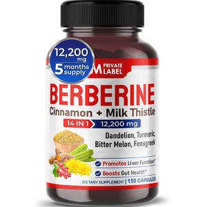 Özel Berberine kapsüller seylan tarçın kapsülleri ile Berberine HCL süt <span class=keywords><strong>Thistle</strong></span> kapsüller Vegan bağışıklık bağırsak sağlık takviyeleri - Product Image 1