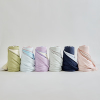 NSH20250515 Nouvelle Couverture d'été en Coton Tricoté Rafraîchissante Effet Mica – Motif Planétaire Imprimé Moderne et Minimaliste pour Climatisation