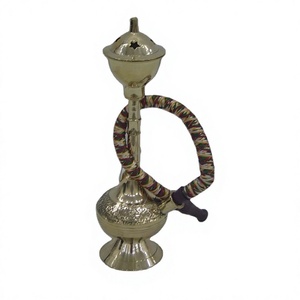Narguilés gravés en laiton prix de gros shisha hukkahs de luxe dorés en métal pour fêtes maison & jardin vacances fête hukkahs aînés - Product Image 1