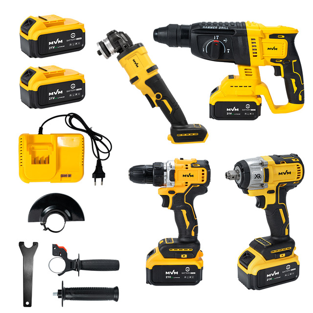 21v the Best Lithium Battery Cordless Electric Drill Power Drilling Machines Brushless Drill Tools Combo Makit Set