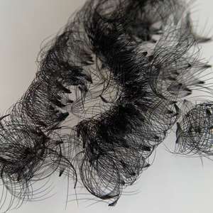 Pestañas Postizas Pre-fabricadas de Tallo Corto, 8D 9D 10D, 0.05mm 0.07mm, PBT Coreano, Negro Oscuro, Ultraligeras, Hechas a Mano, Suaves - Product Image 6