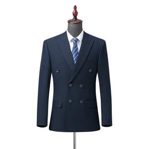 Nuevo <span class=keywords><strong>Traje</strong></span> <span class=keywords><strong>de</strong></span> Dos Piezas <span class=keywords><strong>para</strong></span> <span class=keywords><strong>Hombre</strong></span>, Formal, <span class=keywords><strong>para</strong></span> Bodas, Padrinos <span class=keywords><strong>de</strong></span> Boda, Novios, Cruzado, Talla Grande, Transpirable, Frente Plano - Product Image 2