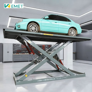 WEMET Cric hydraulique à ciseaux ultra-plat et portable pour stationnement - Product Image 1