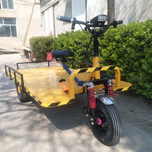 Tricycle électrique à benne ouverte, capacité de charge 200-300 kg, 1 passager, usage intérieur en usine - Product Image 1