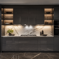 Fabricant Aige, armoires de cuisine sur mesure pour projet de villa