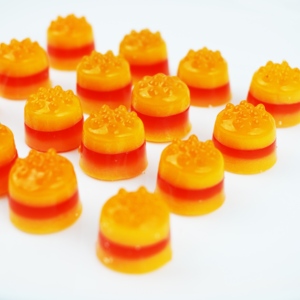 Bonbons gélifiés en forme de mini-<span class=keywords><strong>burger</strong></span>, doux, moelleux et fruités pour enfants, en vrac, bonbons fantaisie - Product Image 6