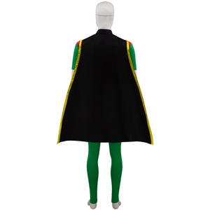 Disfraz de Cosplay de Robin de Teen Titans Go de Mango, Traje Completo con Capa y Antifaz, Conjunto de Superhéroe - Product Image 4