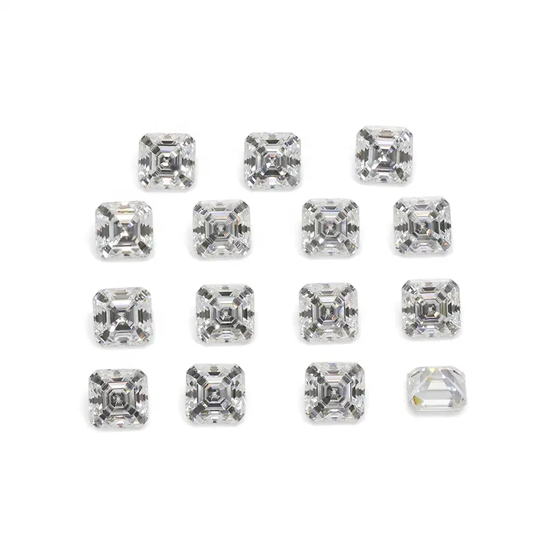 Passer le test de diamant Moissanite synthétique Pierres lâches DEF VVS1 Emeraude Radiant Ovale Fantaisie Moissanite Gems