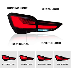 Fanale posteriore a LED completo 12V per <span class=keywords><strong>BMW</strong></span> X1 F48 2016-2019, aggiornamento e modifica con funzione freno e indicatore di direzione - Product Image 2