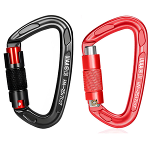 Mosquetón de Bloqueo Automático de 25KN con Certificación de Seguridad UIAA, Aluminio de Aviación para Escalada al Aire Libre, Colores y Logos Personalizados - Product Image 4