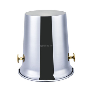 Cubo para champán de acero inoxidable, duradero y grueso, para servicio de buffet en restaurantes de hoteles - Product Image 6