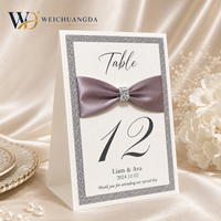 Cartes de menu/de nom de table/de place personnalisées faites à la main en carton doré imprimé pour mariages, baby showers, anniversaires et événements