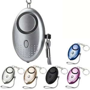 L-185 self defense security 125db high quality CE ROHS flashlight keychain personal alarm for elderly safety
