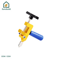 Cortador de Azulejos y Vidrio Integrado Sunsbuild con Rueda de Cerámica, Ángulo de Corte de 45° para Uso Industrial y Bricolaje