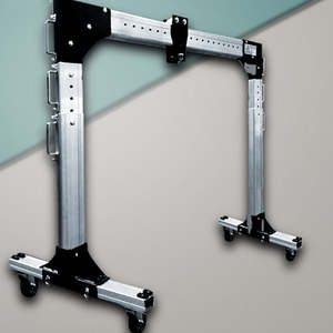 رافعة جسرية متنقلة خفيفة الوزن من سبائك الألومنيوم قابلة للطي للاستخدام الداخلي والخارجي بقدرة رفع من 500 كجم إلى 2000 كجم - Product Image 3