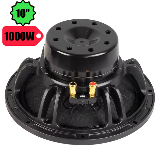 Professional 10" 1000W High-Power Woofer Speaker with Neodymium Magnet & Die-Cast Alu. Basket for Deep Bass Audio Systems