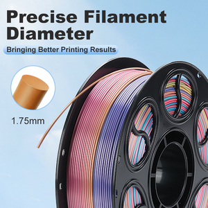 Filament PLA pour imprimante 3D, effet dégradé, double couleur, soyeux, pour la décoration intérieure et la création artistique - Product Image 3