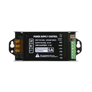 แหล่งจ่ายไฟควบคุมการเข้าออก 12V 5A DC พร้อมระบบป้องกันไฟฟ้าลัดวงจร สำหรับระบบล็อคแม่เหล็กและระบบจดจำใบหน้า - Product Image 2