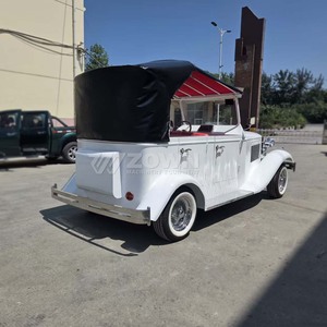 Voiture électrique vintage convertible avec auvent amovible, idéale pour les expositions et les événements - Product Image 2