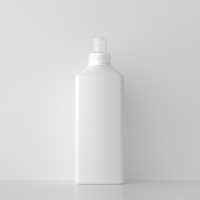 Vente en gros 750/1000ml PE Bouteille de détergent liquide en plastique vide avec bouchon à vis pour stockage de détergent liquide