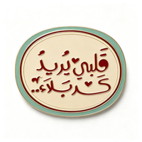 Badge adhésif moderne ZHPINS personnalisé, motif avion en métal 3M, impression sérigraphique, émail souple, forme personnalisée