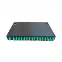 Panel Patch Adapter Pigtail FTTH Rak Kabinet 19-inci Bangbang TX-C2-32 dengan 32 Port SC/APC Garansi 3 Tahun