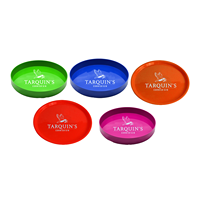 Plusieurs tailles de couleur Portable personnalisé rond carré vert bleu rouge doré plateau de service pour la Russie Caperdonich Avignonesi