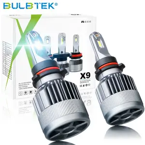 BULBTEK X9 P13 OEM 공장 판매 헤드 라이트 전구 led 조절 변환 키트 led