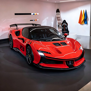 Kit carrosserie large en fibre de carbone pour <span class=keywords><strong>Ferrari</strong></span> <span class=keywords><strong>SF90</strong></span> – Kit complet de mise à niveau avec jupes latérales et diffuseur arrière – Offre spéciale - Product Image 3