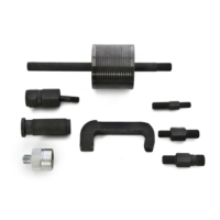 Juego de Extractor de inyector diésel con adaptador de Common Rail, Kit de herramientas de inyección de martillo deslizante, 8 Uds.