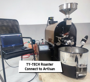 Tostadora de café <span class=keywords><strong>Dong</strong></span> <span class=keywords><strong>Yi</strong></span> en acier au carbone 2KG avec entonnoir, torréfacteur de café domestique à commande manuelle - Product Image 6