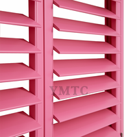 Volets de fenêtre en PVC directement de l'usine, volets en bois imperméables