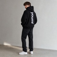 Sweat à capuche oversize en molleton épais unisexe, streetwear, imprimé graphique au dos, pull à capuche, sweat-shirt personnalisé avec logo, vente en gros