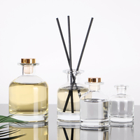 Flacon Vide de Diffuseur à Bâtonnets d'Arômes en Verre Brun Mat de 150 ml pour Emballage