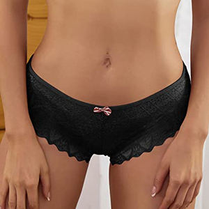 Sous-vêtements en <span class=keywords><strong>dentelle</strong></span> Culotte de bikini sans couture Culotte sexy Brief Vente en gros Femmes Floral Plain Dyed Hipster Tricoté pour Femmes Adultes - Product Image 2