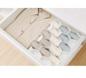 Organizadores de Cajones de Plástico con Diseño de Panal para Ropa Interior, Calcetines, Sujetadores y Corbatas - Product Image 4