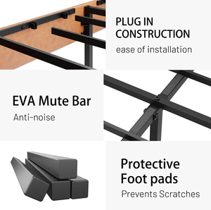 Lit de rangement relevable King Size OE HOME, structure en bois de chêne, revêtement en tissu, mécanisme hydraulique réglable, design moderne - Product Image 3