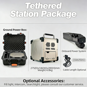 Estación de Energía con Cable OEM X12 para Drones <span class=keywords><strong>DJI</strong></span> <span class=keywords><strong>Mini</strong></span> 4 <span class=keywords><strong>Pro</strong></span> y Air <span class=keywords><strong>3</strong></span>, Accesorios para Drones, Repetidor de Señal, Iluminación Aérea 24h, Fuente de Alimentación - Product Image 5